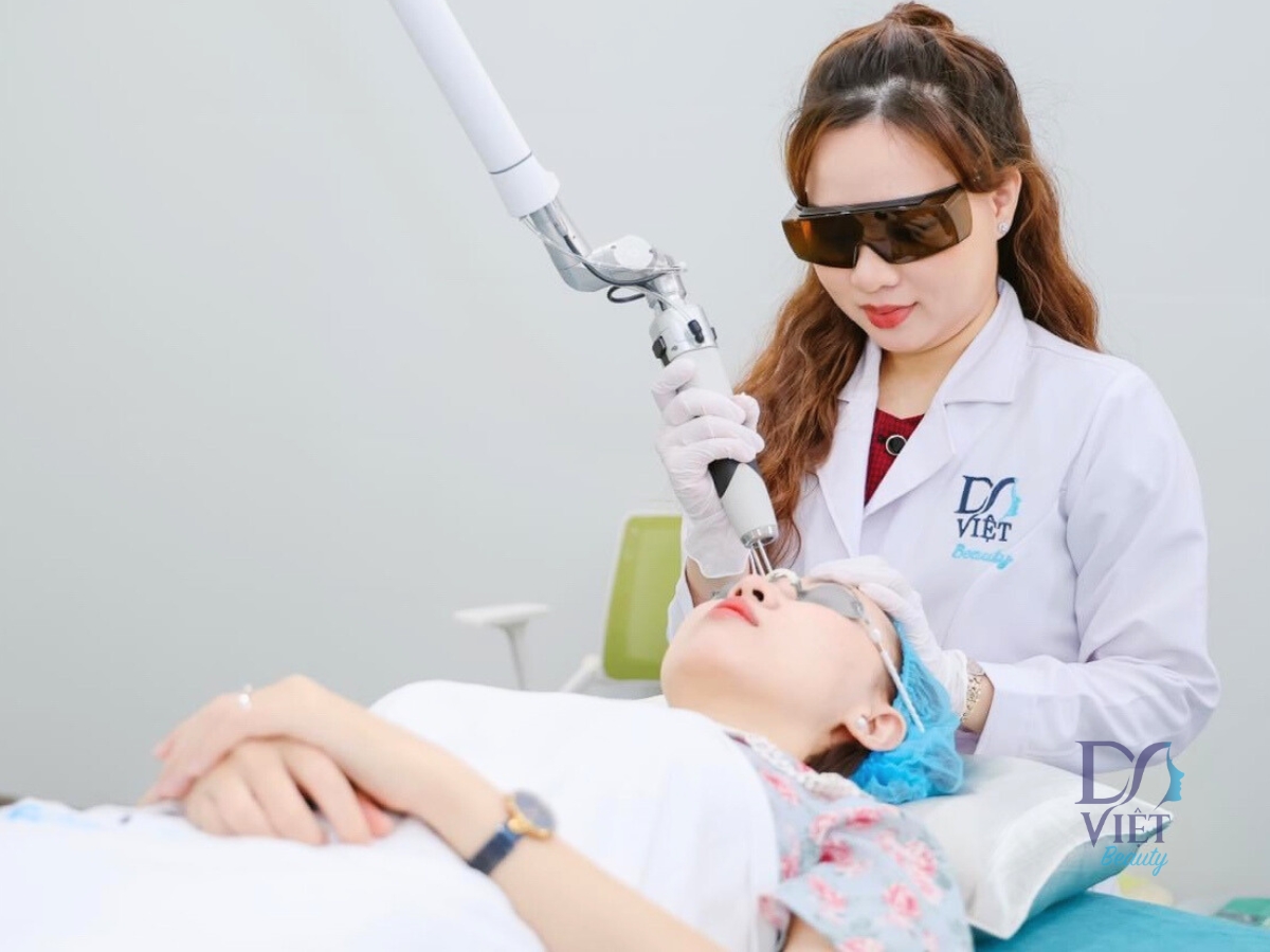 Công nghệ laser và ánh sáng trong điều trị tăng sắc tố da