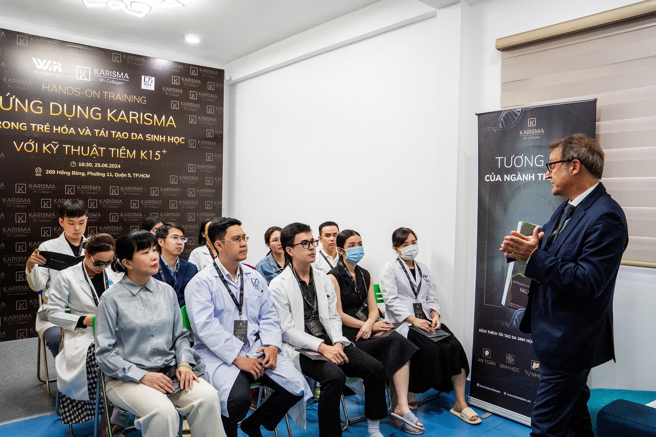 HANDS-ON TRAINING “ỨNG DỤNG KARISMA TRONG TRẺ HOÁ VÀ TÁI TẠO DA SINH HỌC VỚI KĨ THUẬT TIÊM K15+