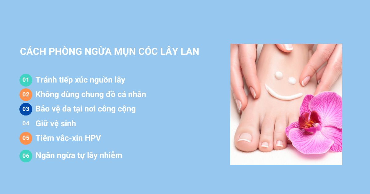 cách ngăn ngừa mụn cóc hiệu quả