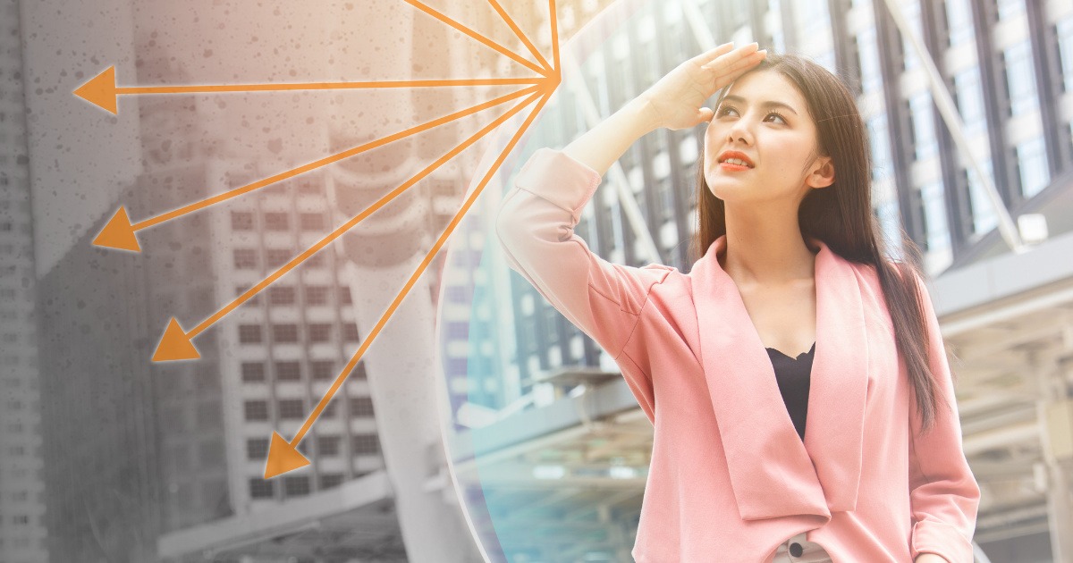 Tia UV (UVA, UVB) phá hủy da, gây cháy nắng. 