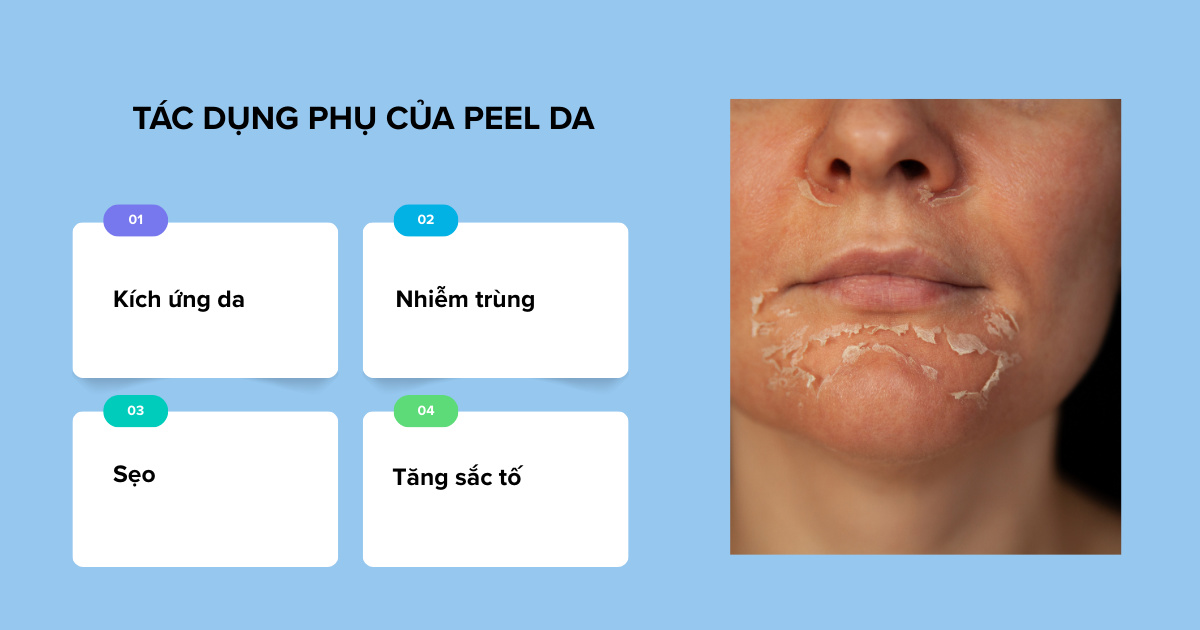 tác dụng phụ của peel da 